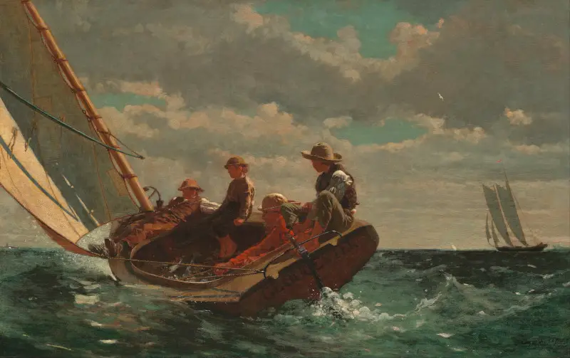 Breezing Up (A Fair Wind) de Winslow Homer